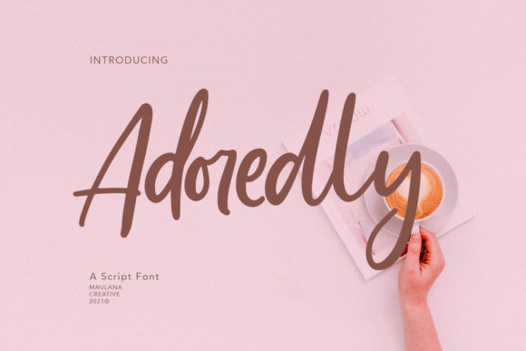 Adoredly Script: Elevating Design with Flowing Typography