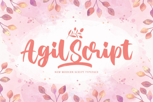 Agil Script: A Playful Font for Creative Design