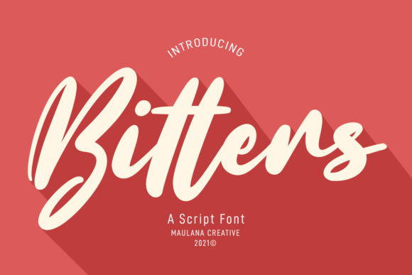 Bitters Script: Elevate Your Design with Elegant Typography