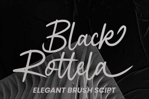 Black Rotela Script: Elevating Creative Projects with Playful Typography