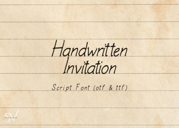 Handwritten Invitation Script: Elevate Your Designs