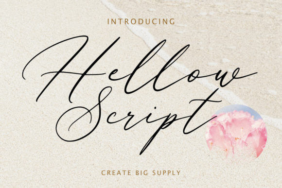 Hellow Script: Elevating Modern Graphic Design with Cursive Elegance