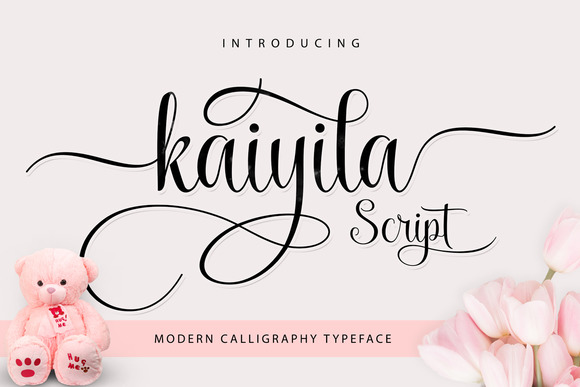 Kaiyila Script: A Modern Calligraphy Font for Designers