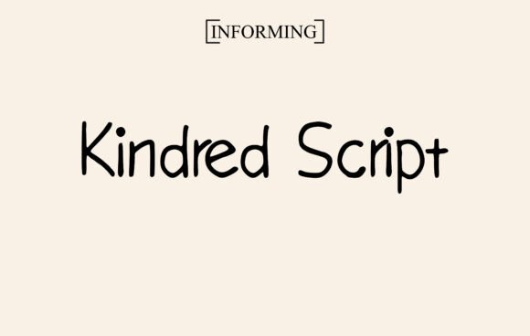 Kindred Script: A Touch of Handwritten Warmth in Design