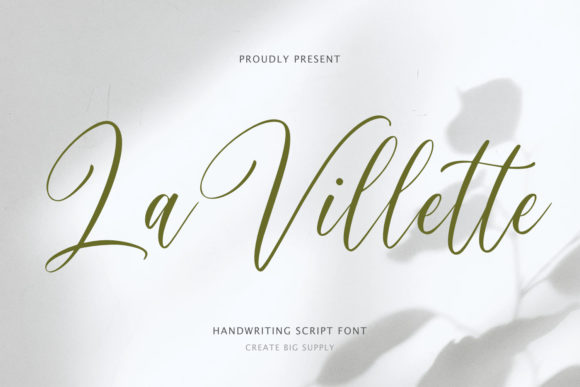 La Villette Script: Elevating Modern Design with Elegance