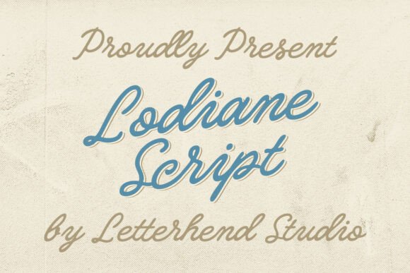Lodiane Script: A Vintage Font for Modern Design