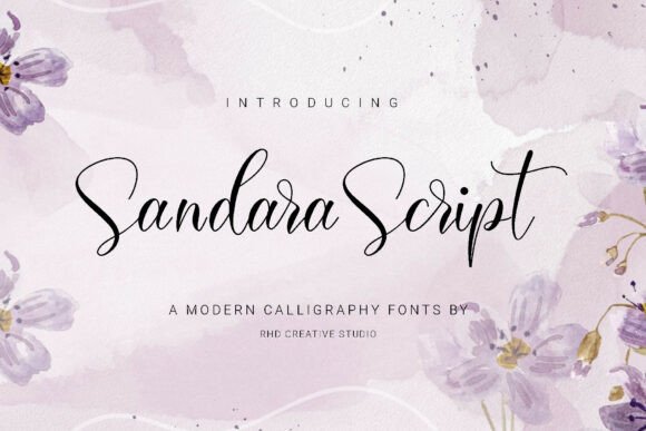 Sandara Script: Elevating Your Visual Design with Timeless Elegance