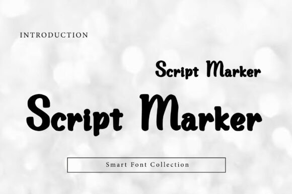 Script Marker: The Handwritten Font for Modern Design