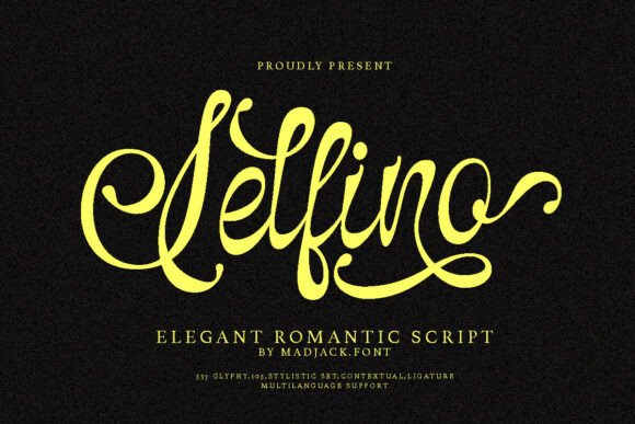Selfino Script: Elevating Design with Luxurious Typography