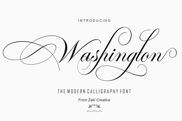 Washington Script: Elevating Your Design Aesthetic