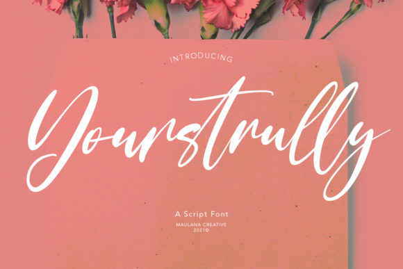 Yourstrully Script: Elevate Your Design with Romantic Typography
